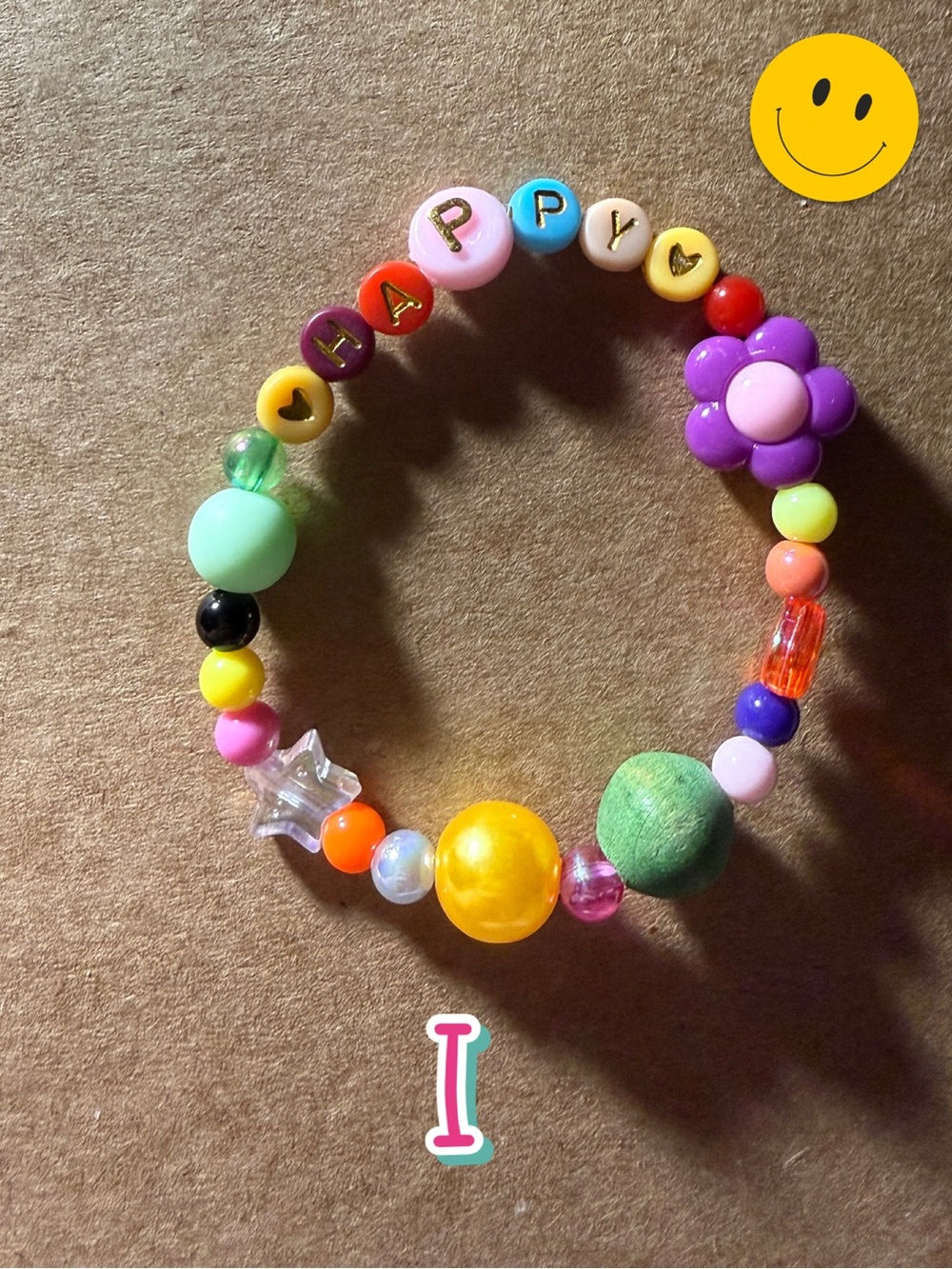 🪸 5 for $10 🪸 HAPPY Beaded Stretch Bracelets for Tweens, Teens & Young Adults - Picture 11 of 12